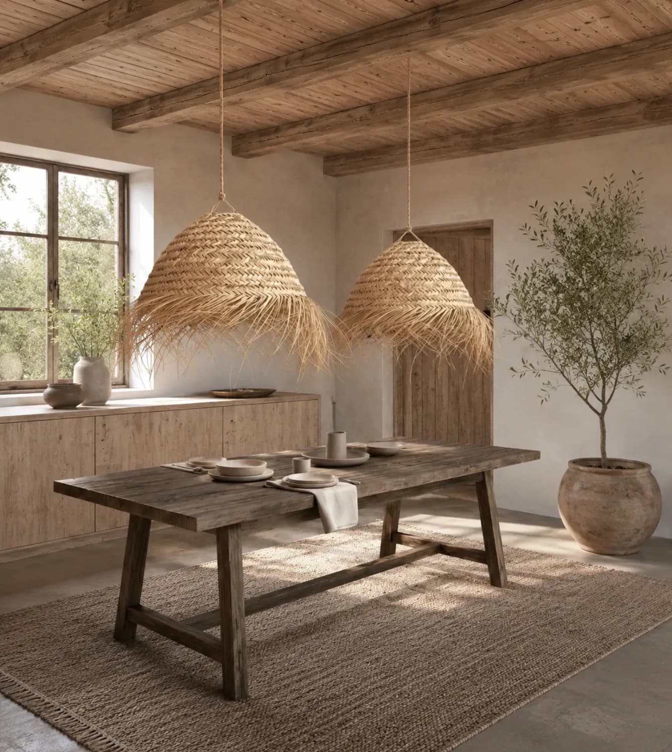 Moroccan Style Lampshade BARNIJS - View in a room