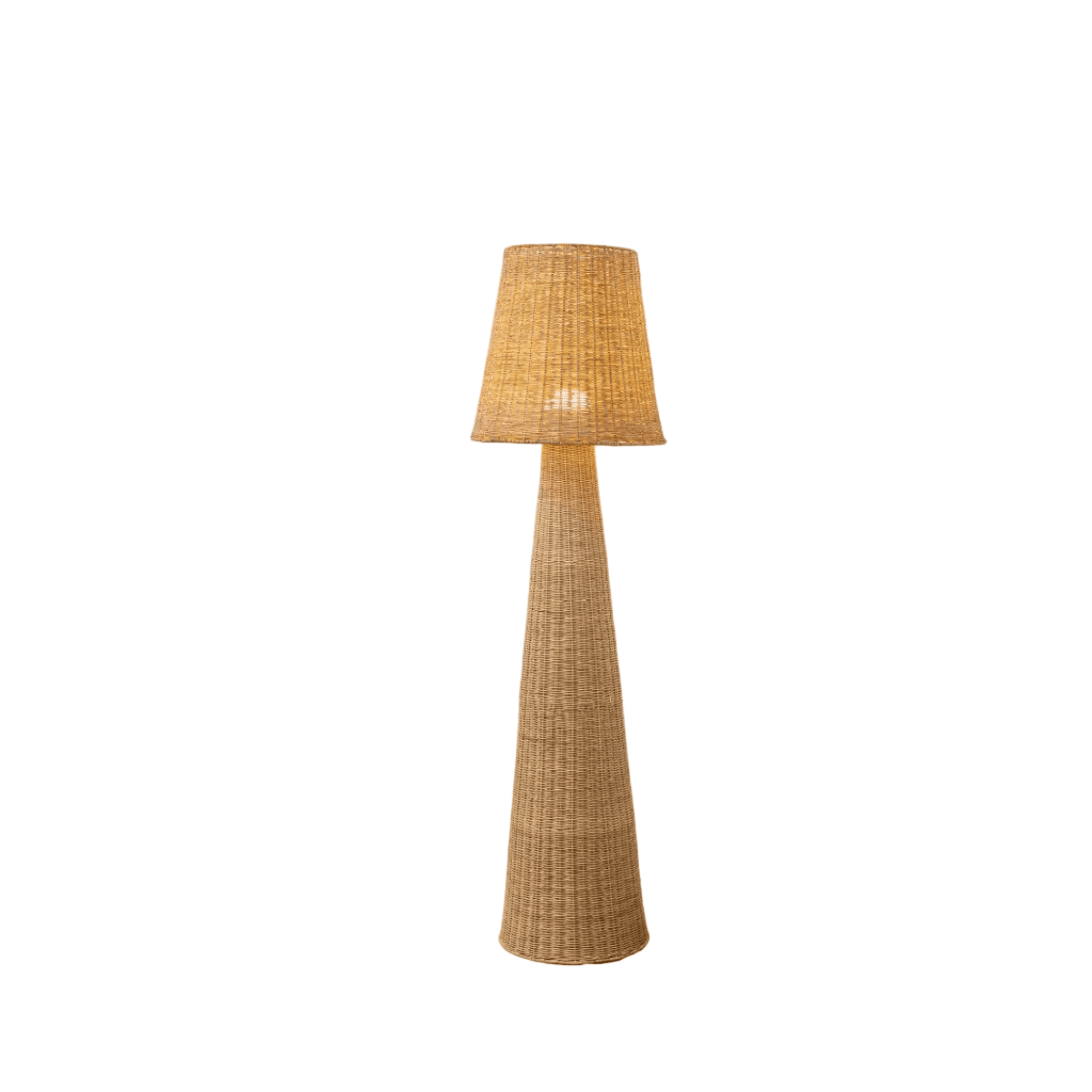 Woven Floor Lamp VIDUSJURA 165 cm - Image 1