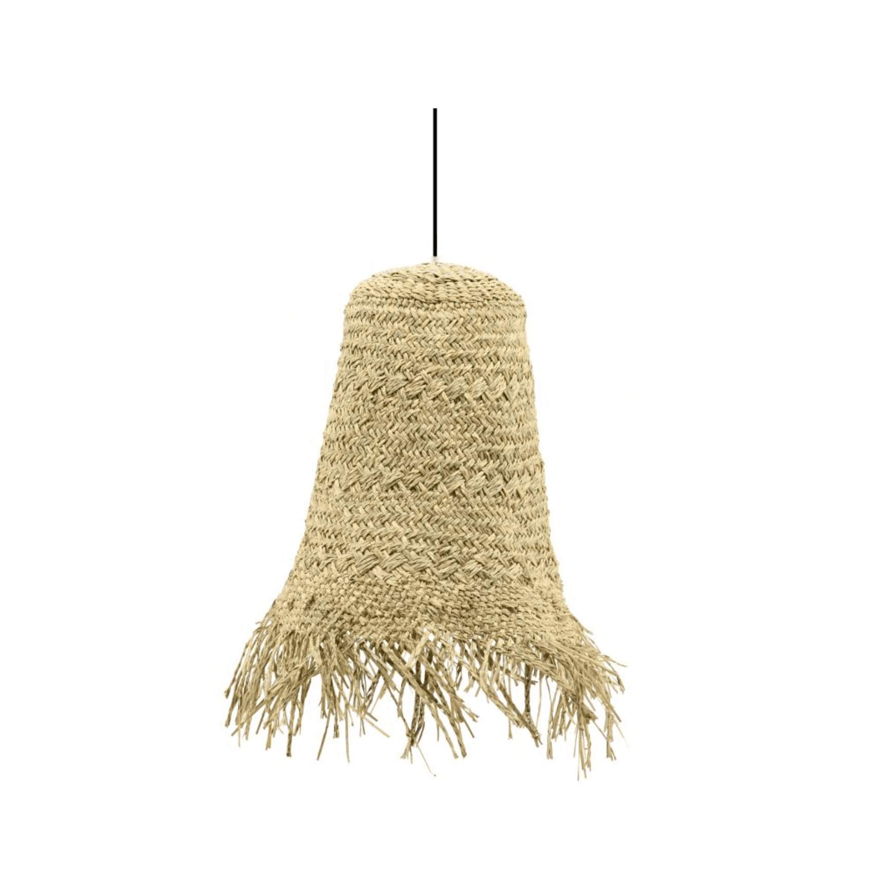 Woven Ethnic Ceiling Lamp - Image 1