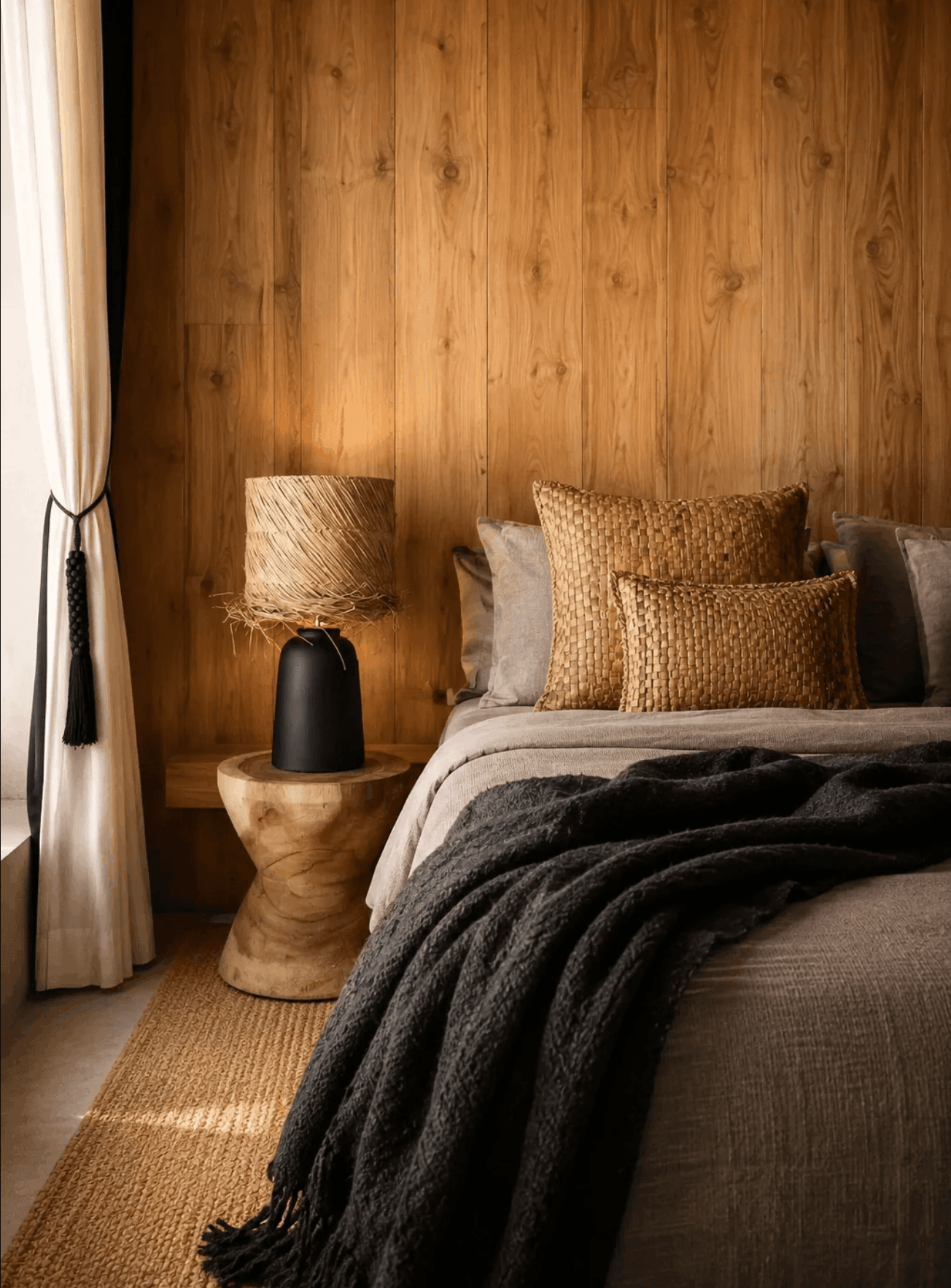 Country Table Lamp KANTRĪ - View in a room