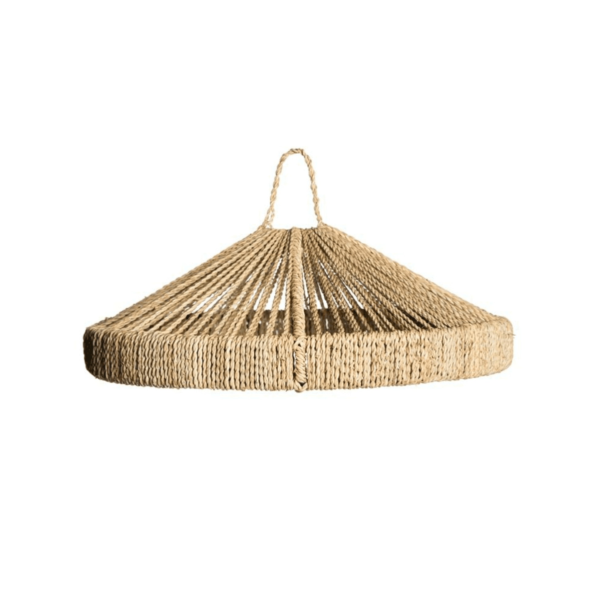 Palm Rope Ceiling Lampshade - Image 1