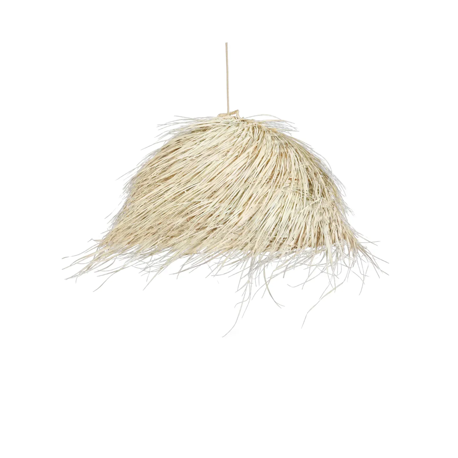 Straw Ceiling Lampshade MĀKONIS - Image 1