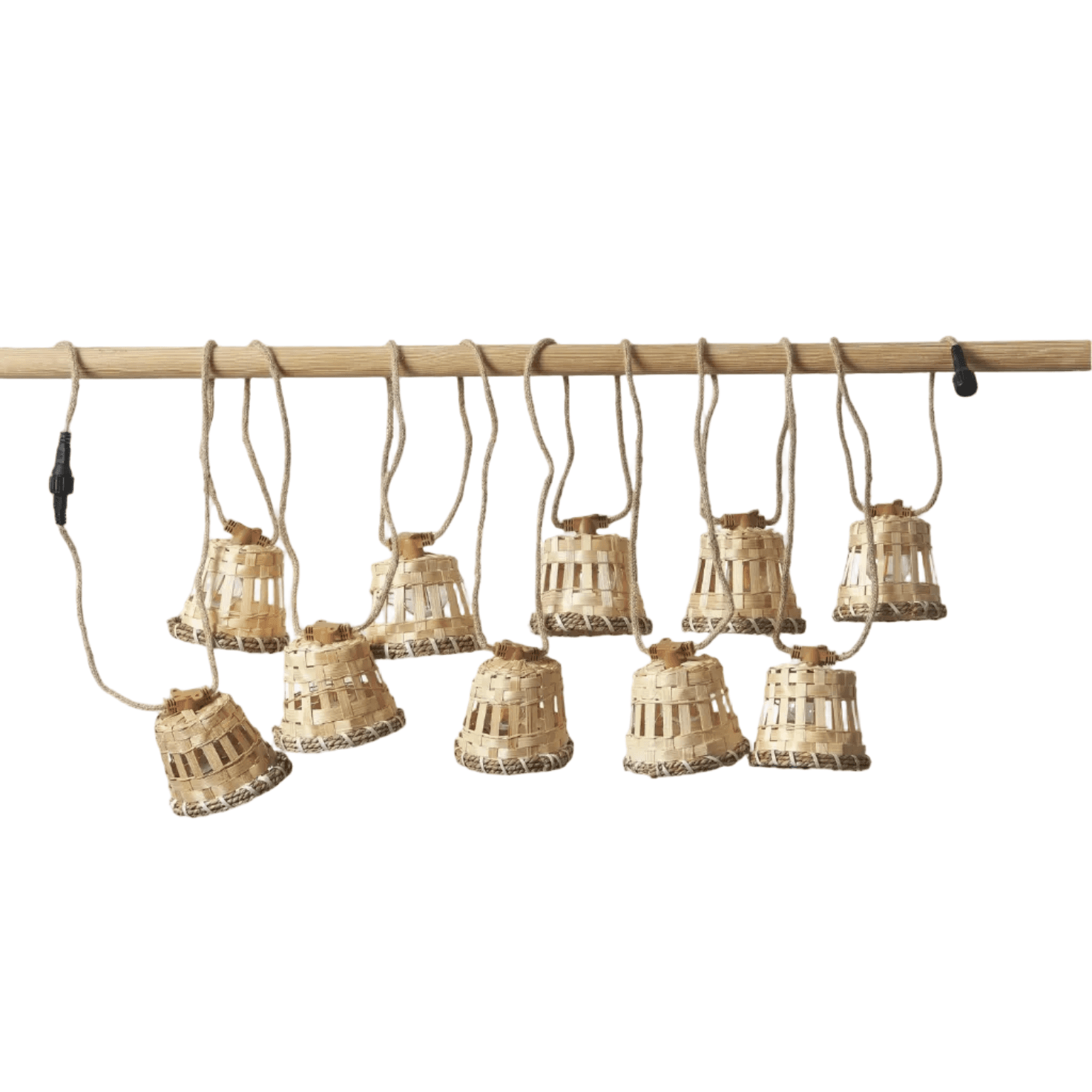 Woven LED String Lights 8 m - Image 1