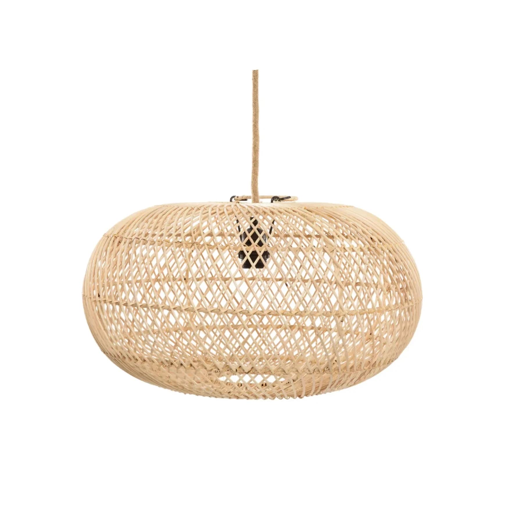 Oval Rattan Lampshade - Image 1