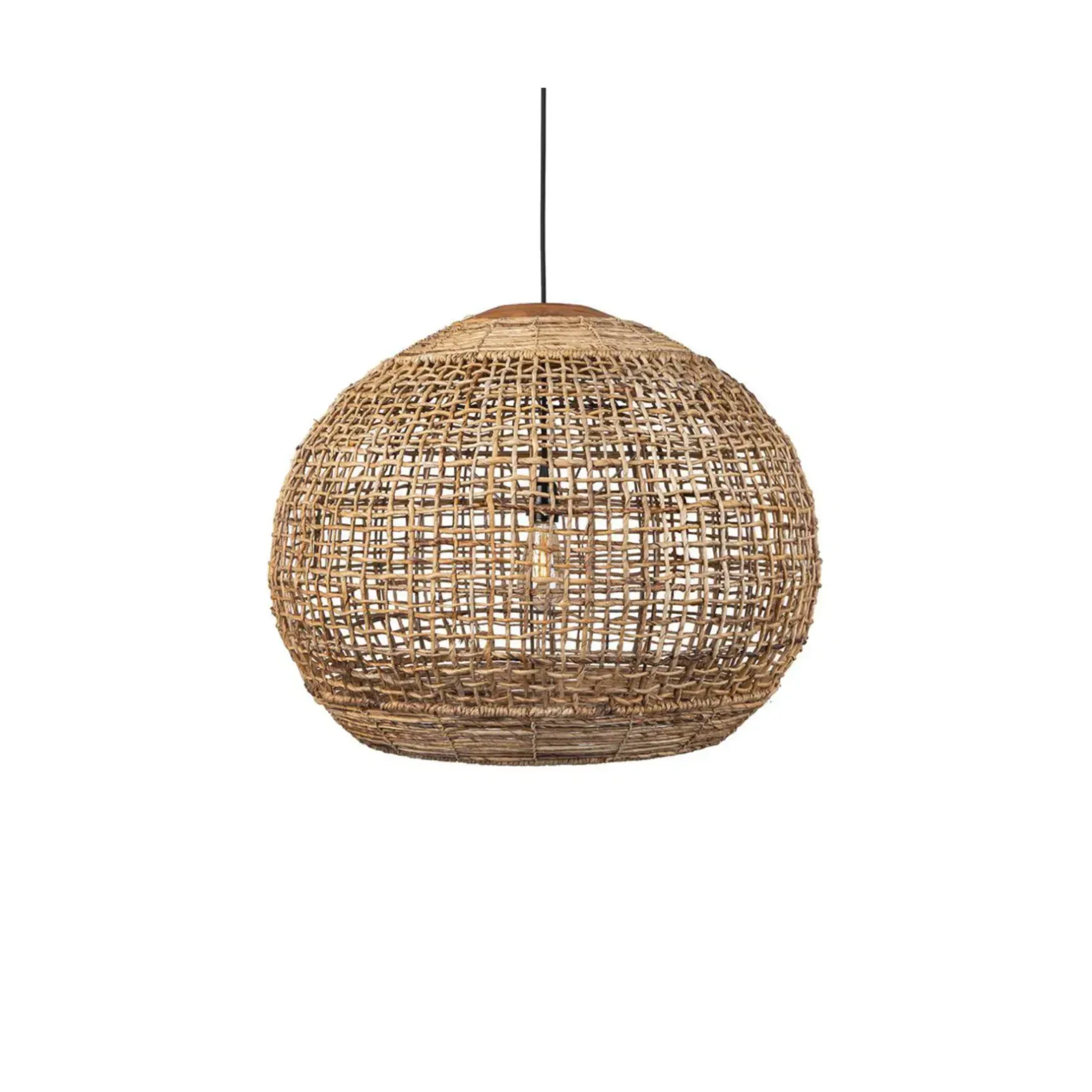 Rattan Pendant Light PUMPURS - Image 1