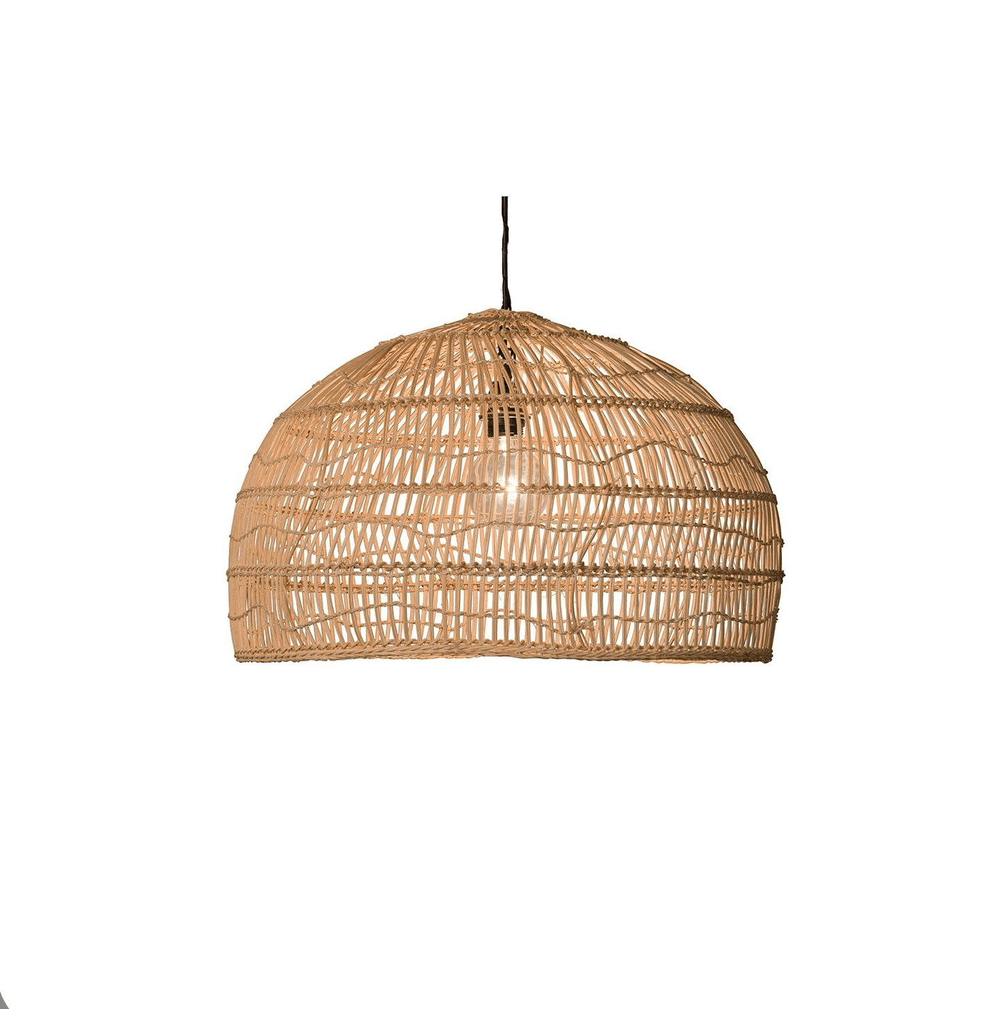 Woven Ceiling Lamp VĪTNE Ø55 cm - Image 1