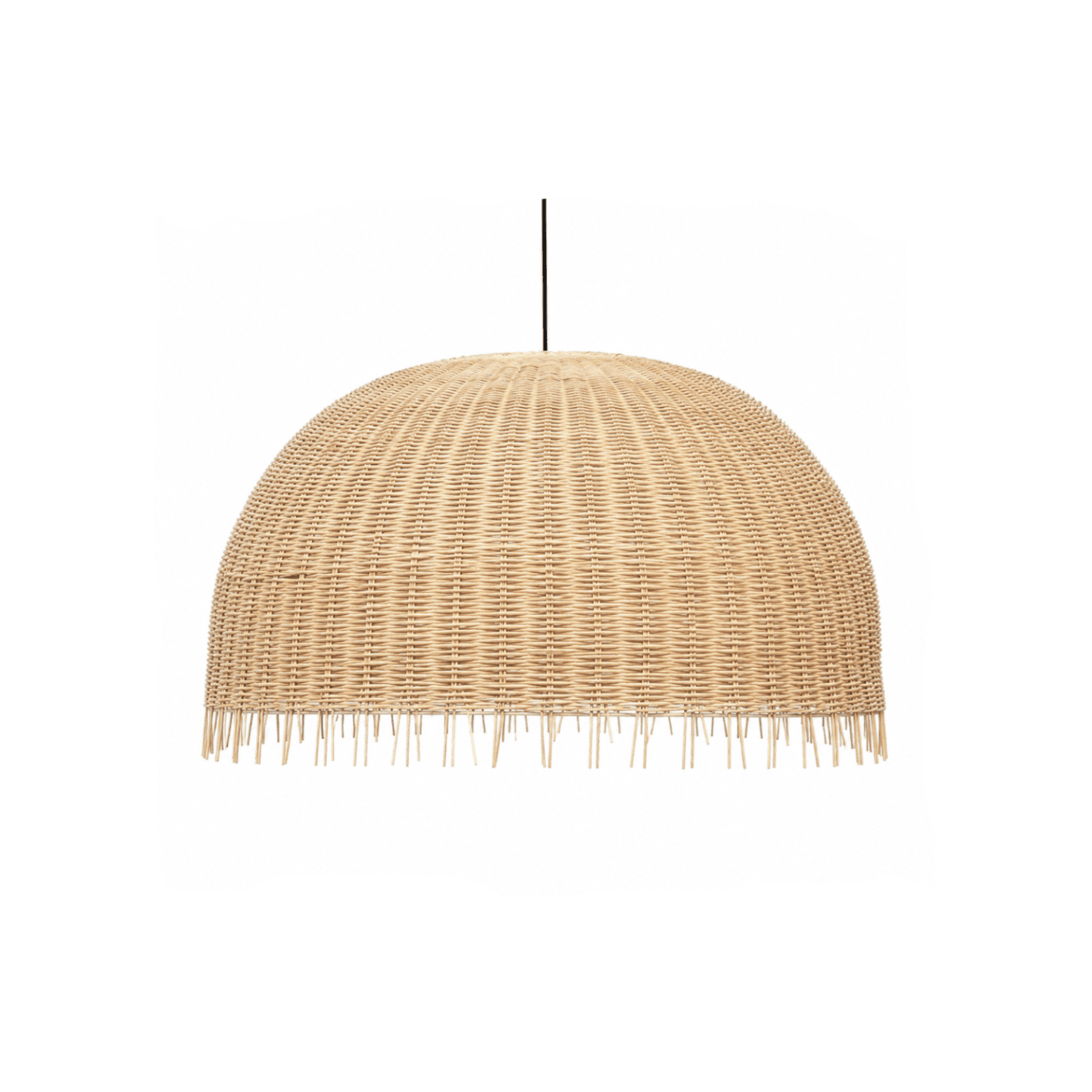 Woven Wicker Lampshade DZERVENE - Image 1
