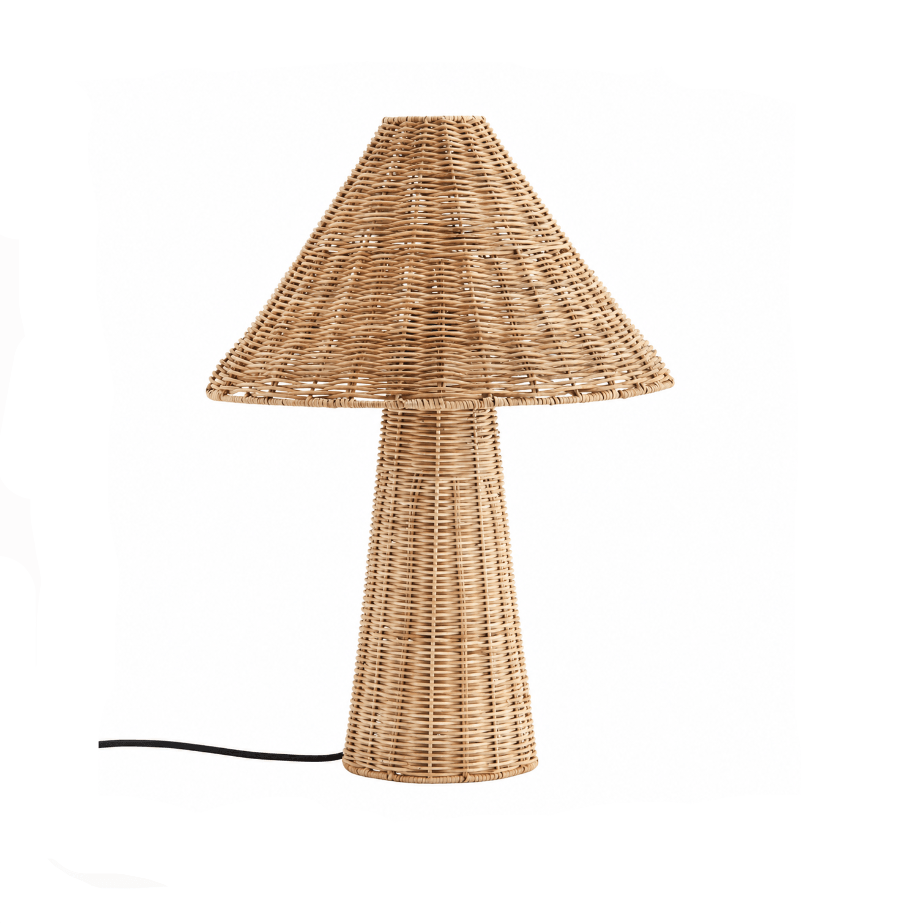 Dabīga Rotangpalmas Galda Lampa image 1