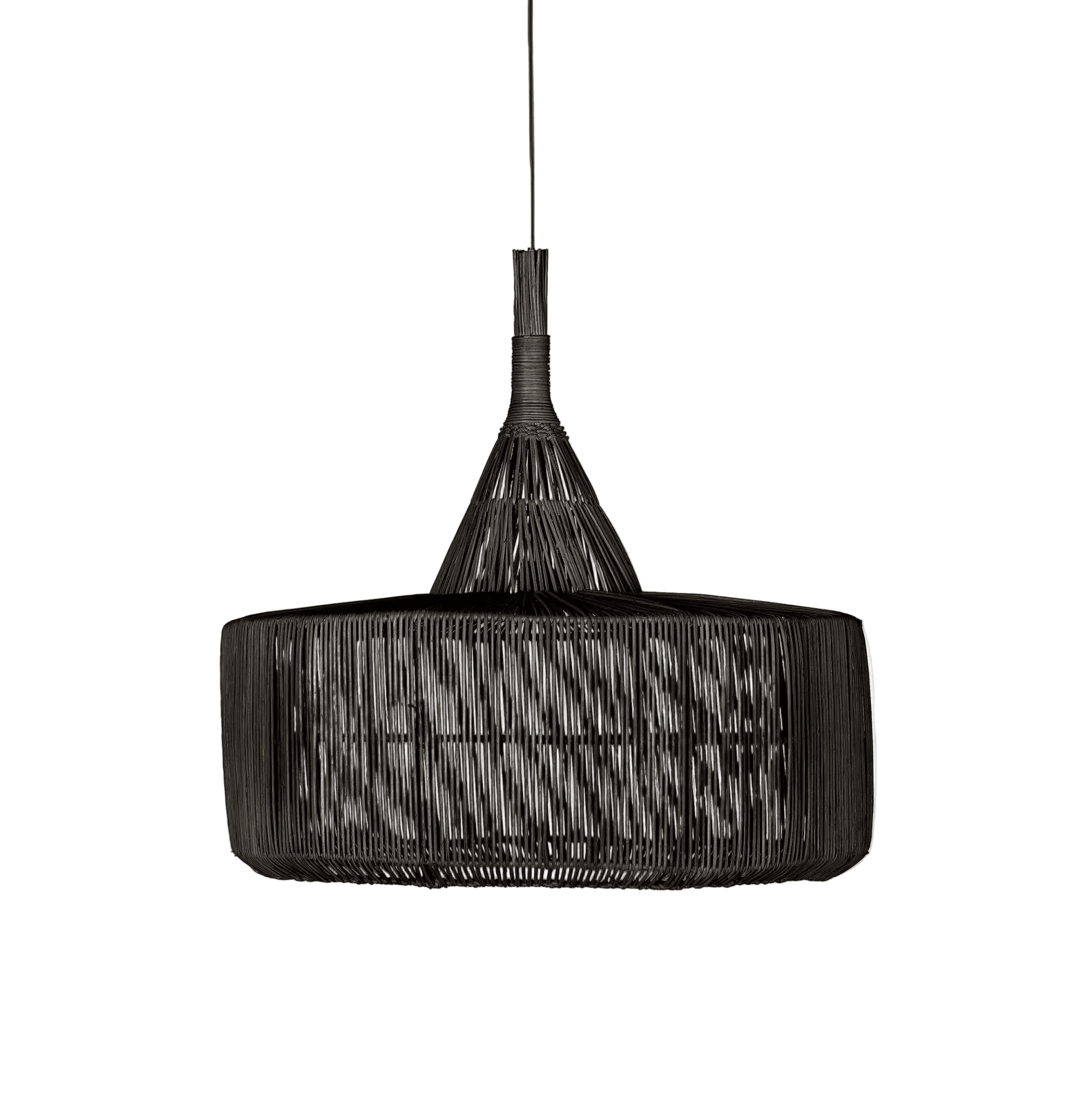 Melna Rotanga Lampa - Image 1