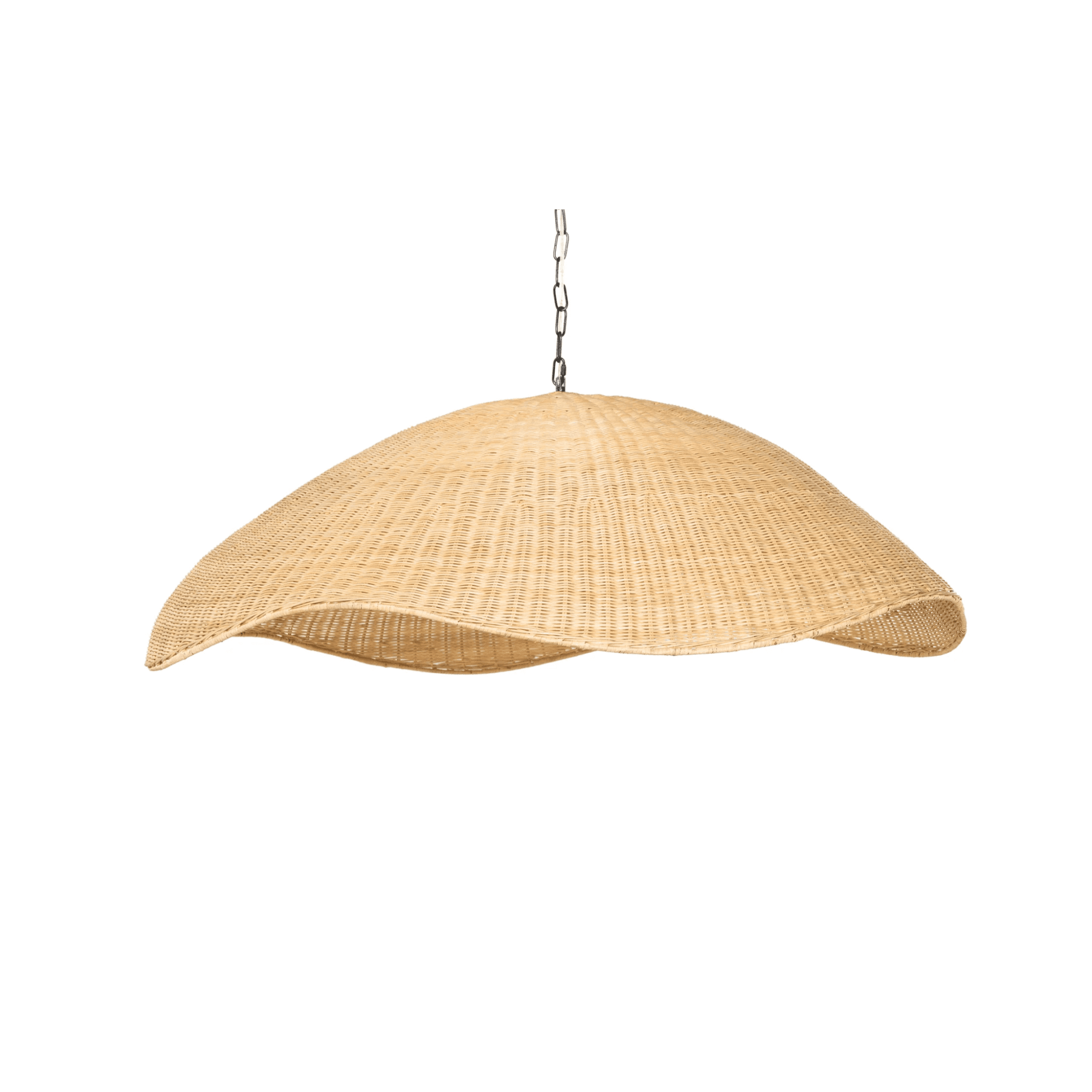 Wicker Ceiling Lamp SAULESZIEDS Ø 115 cm - Image 1