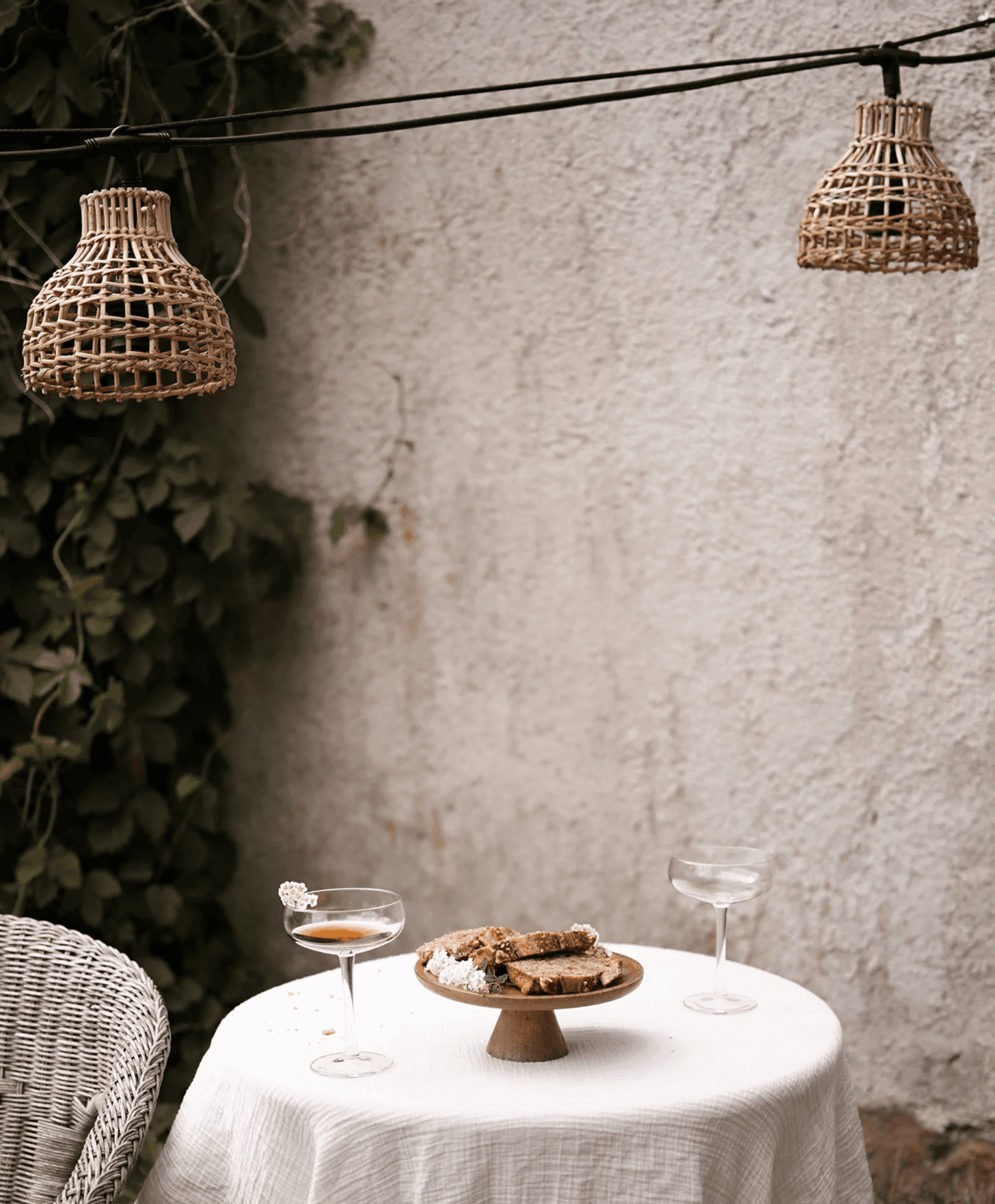 Woven String Lights for Terrace 6.5 m - Im Raum ansehen