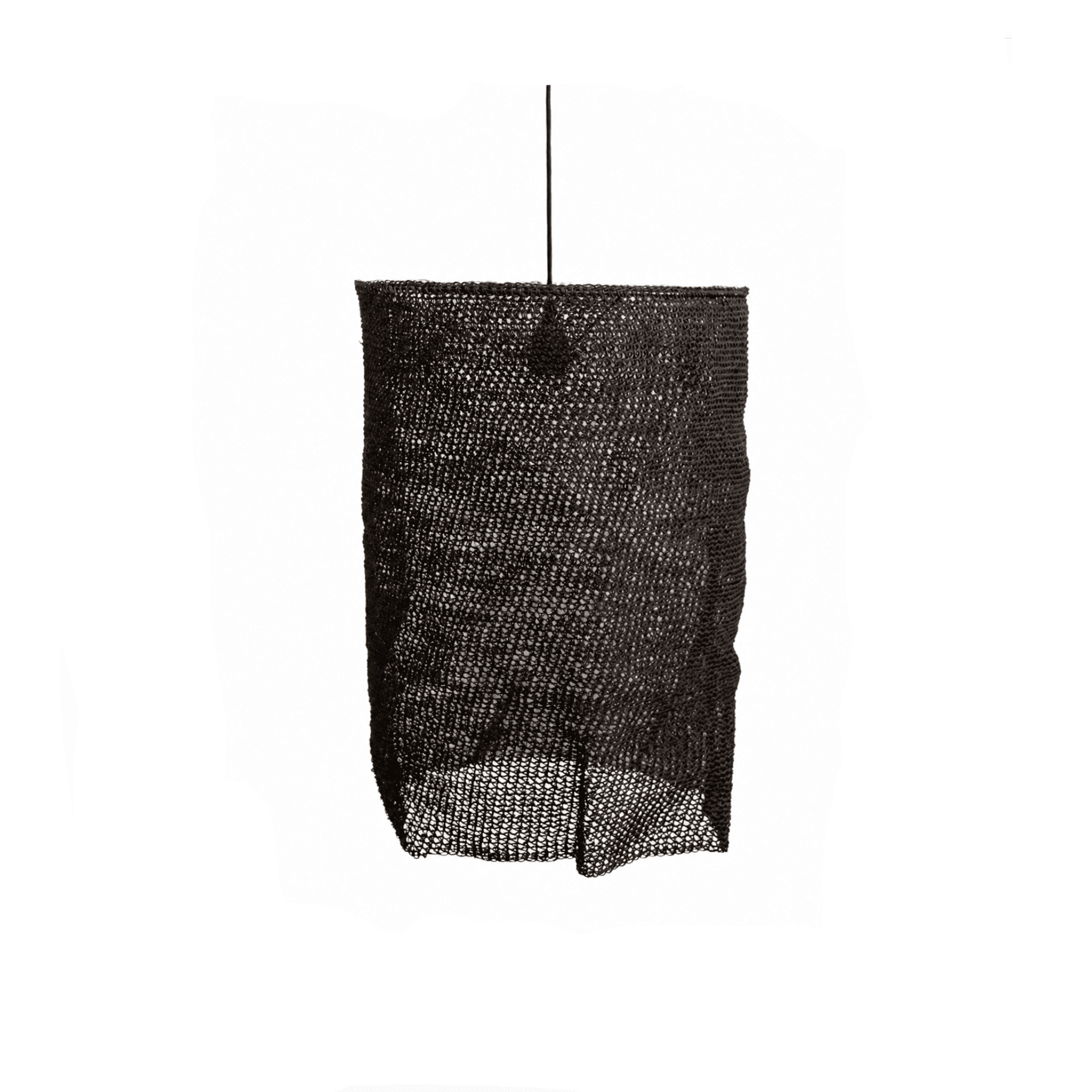Premium Woven Black Lampshade TĪKLS - Image 1