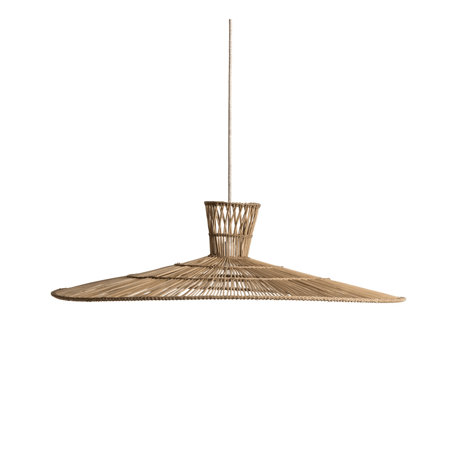 Rattan Lampshade BUNTE Ø80 cm - Image 1