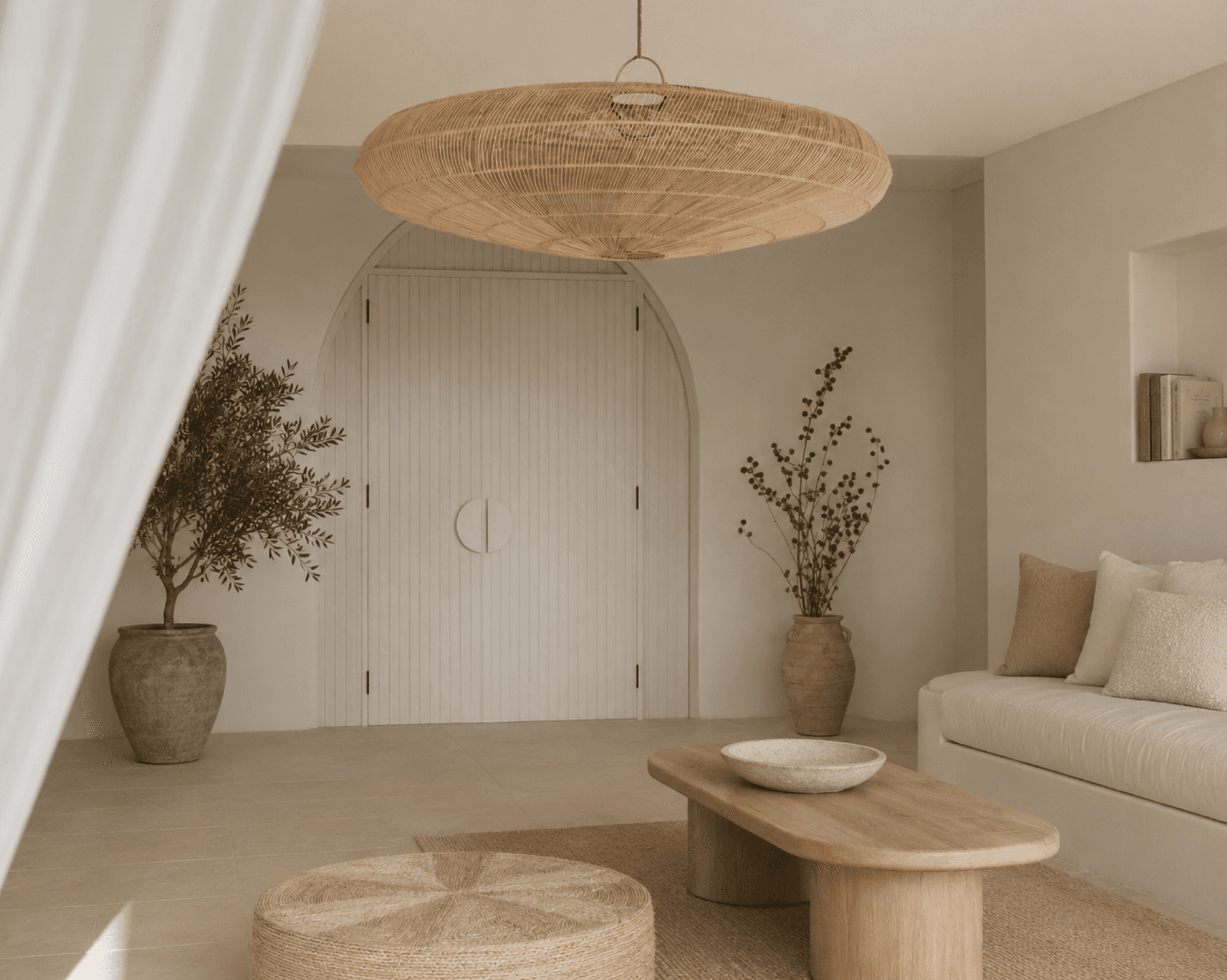 Large Ceiling Lamp BANGA - View in a room